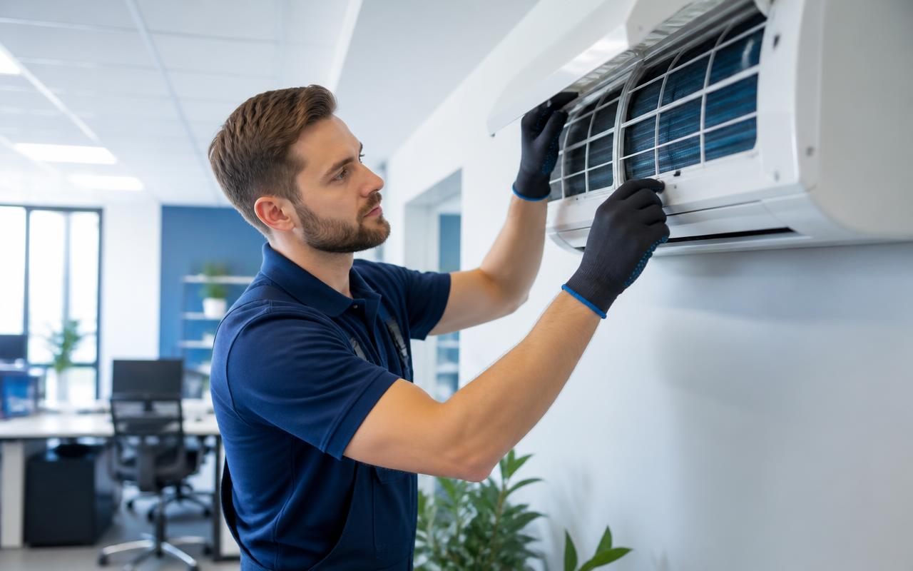 How often should commercial air conditioning be serviced?